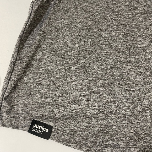 Justice sport top size 14/16 black grey - Picture 3 of 4